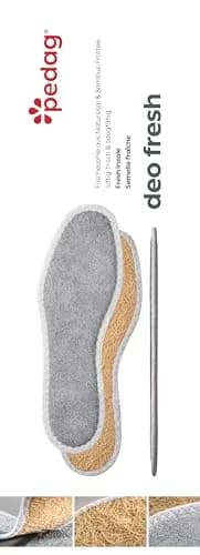 Pedag Deo Fresh Washable Terry Cloth Sisal Insoles 8W/5M | Ultra Thin, Cotton & Sisal, Hand Washable, 1 Pair thumbnail 6