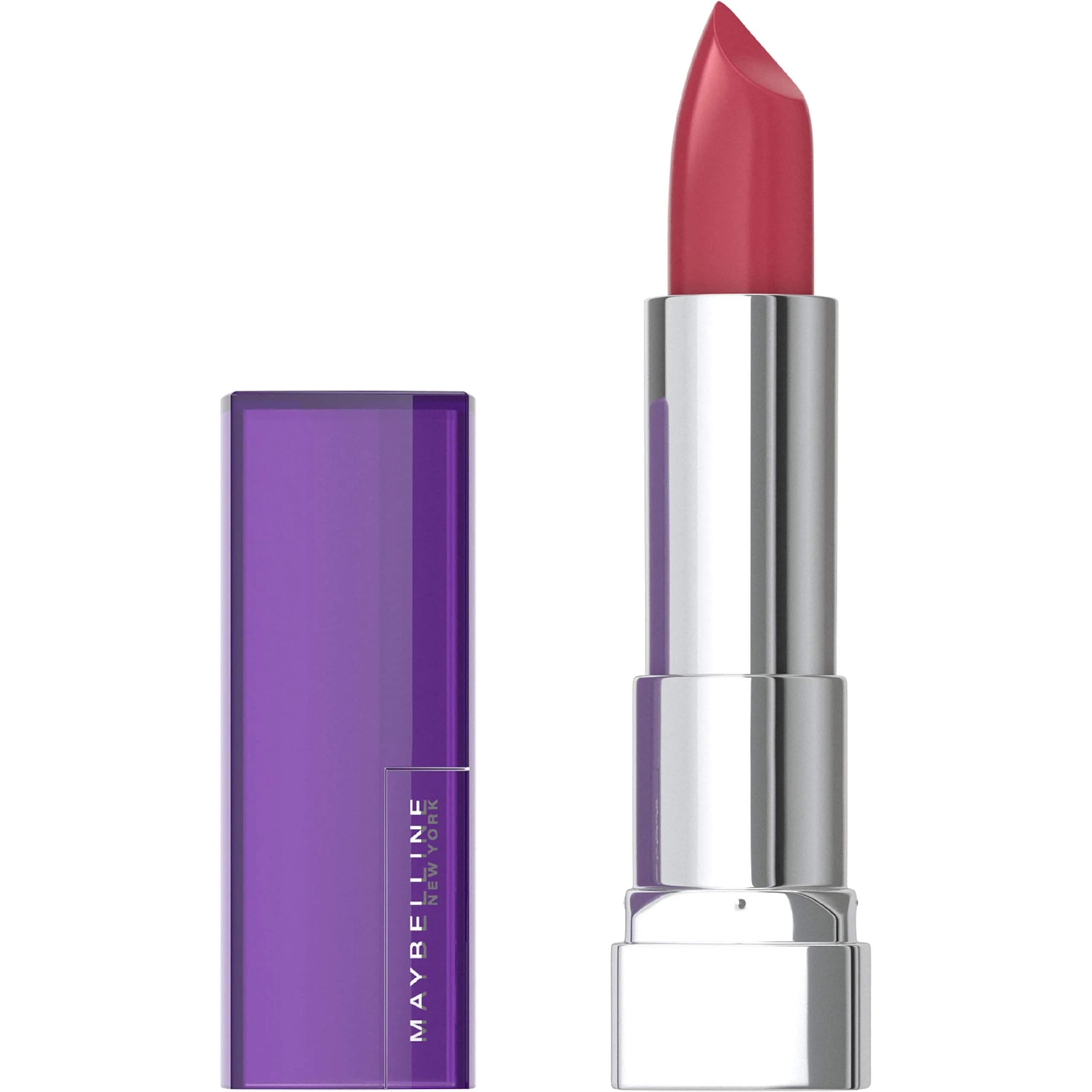 Maybelline Color Sensational Lipstick, On The Mauve, 4g (0.15 Oz) | Creamy Hydrating Lip Color — 0.15 Ounce