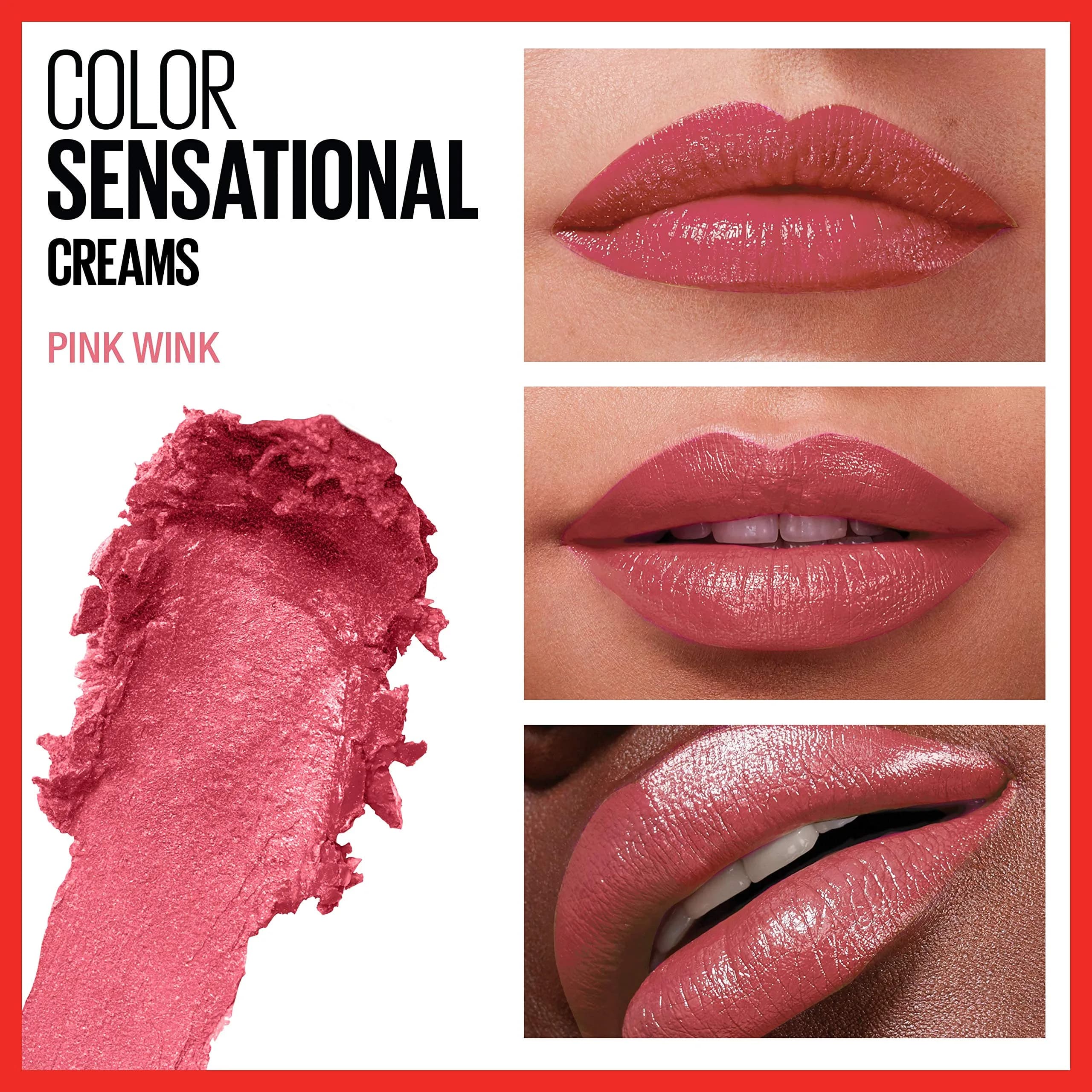 Maybelline Color Sensational Lipstick 105 Pink Wink - Creamy Hydrating Lip Color - view 3