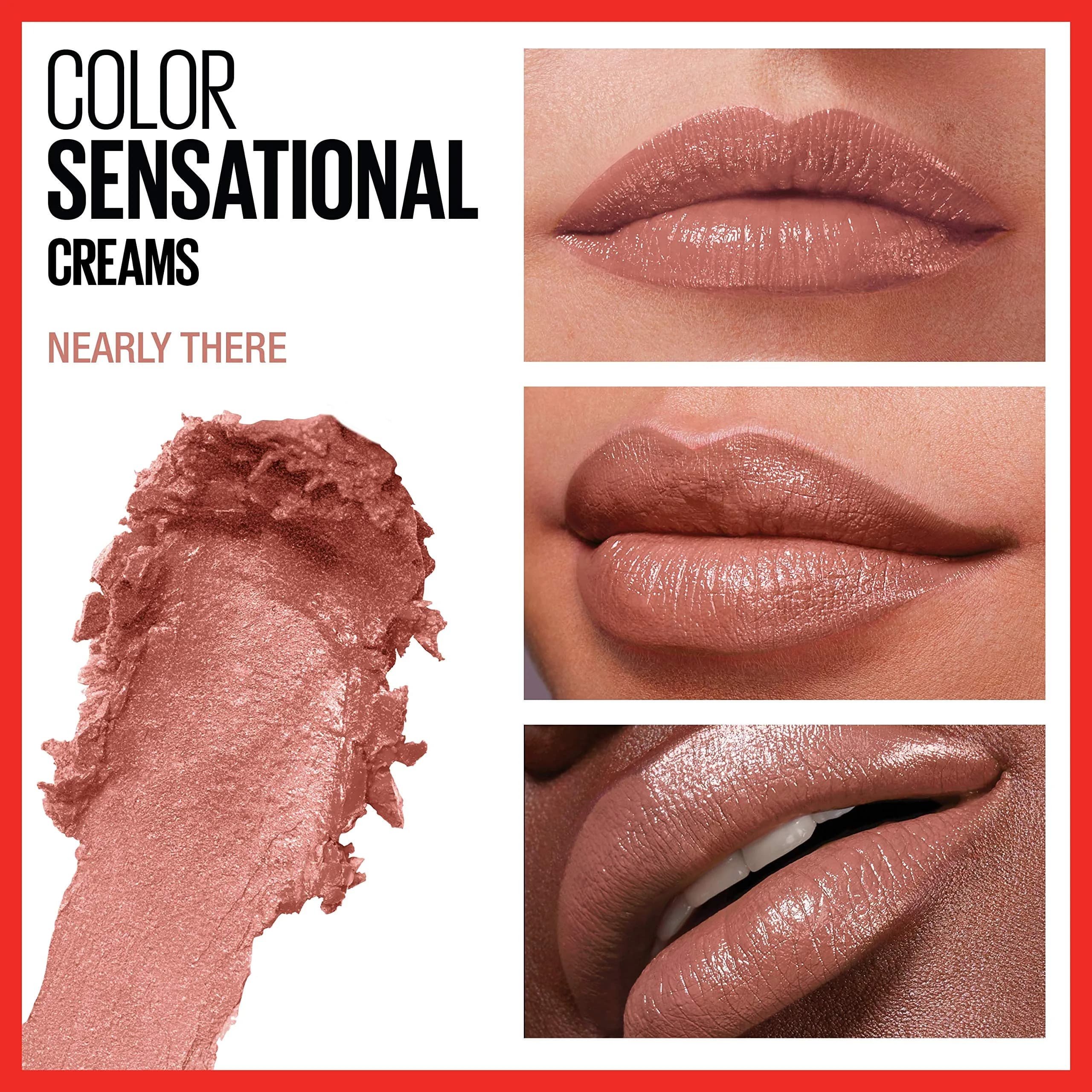 Maybelline Color Sensational Lipstick 205 Nearly There - Creamy Hydrating Nude Lip Color - view 3