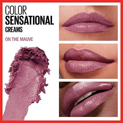 Maybelline Color Sensational Lipstick, On The Mauve, 4g (0.15 Oz) | Creamy Hydrating Lip Color thumbnail 3