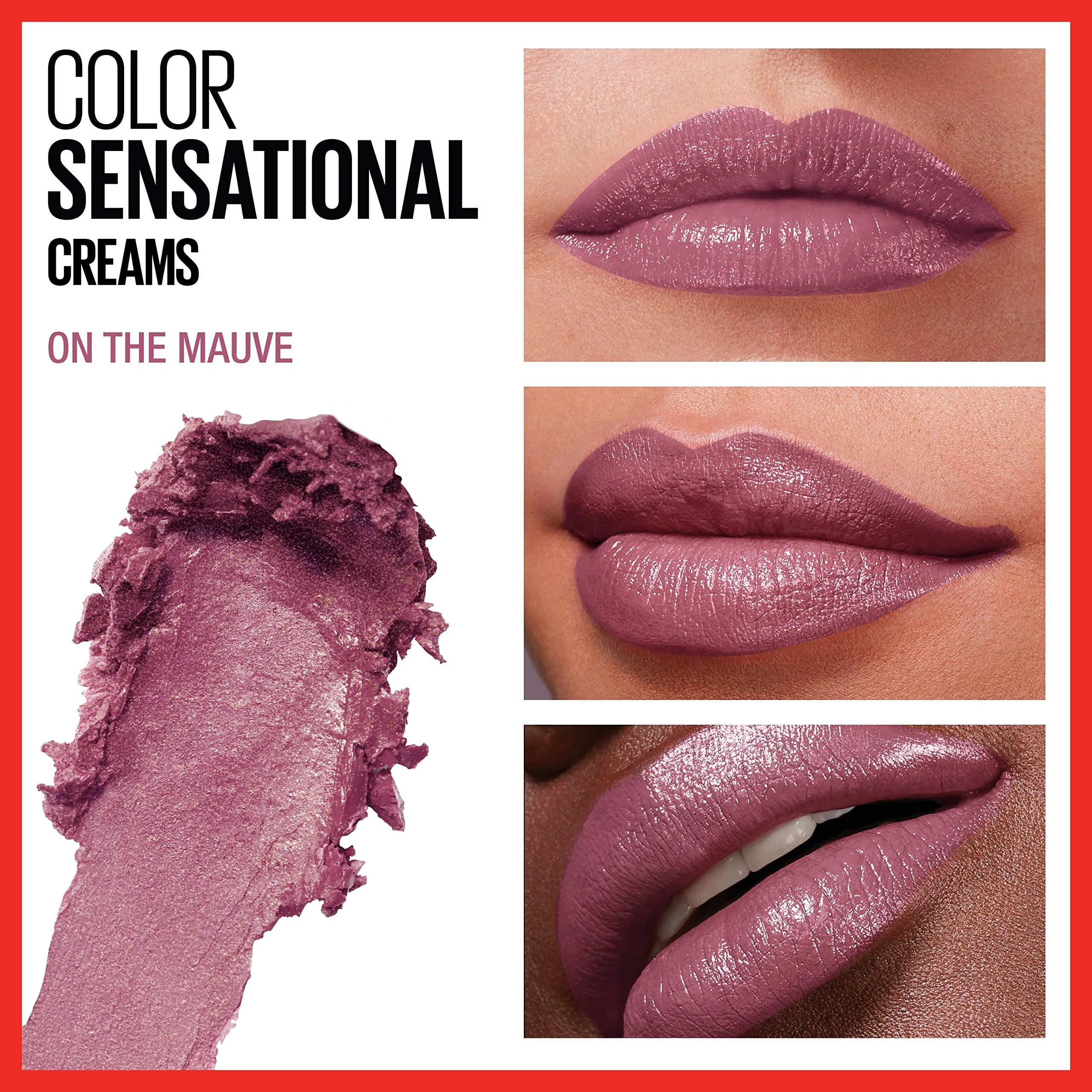 Maybelline Color Sensational Lipstick, On The Mauve, 4g (0.15 Oz) | Creamy Hydrating Lip Color - view 3