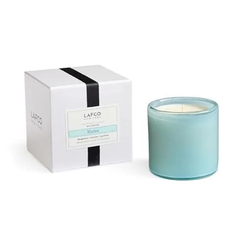 LAFCO NEW YORK Signature Candle, Marine - 15.5 oz - 90-Hour Burn Time - Reusable, Hand Blown Glass Vessel - Made in The USA thumbnail 1
