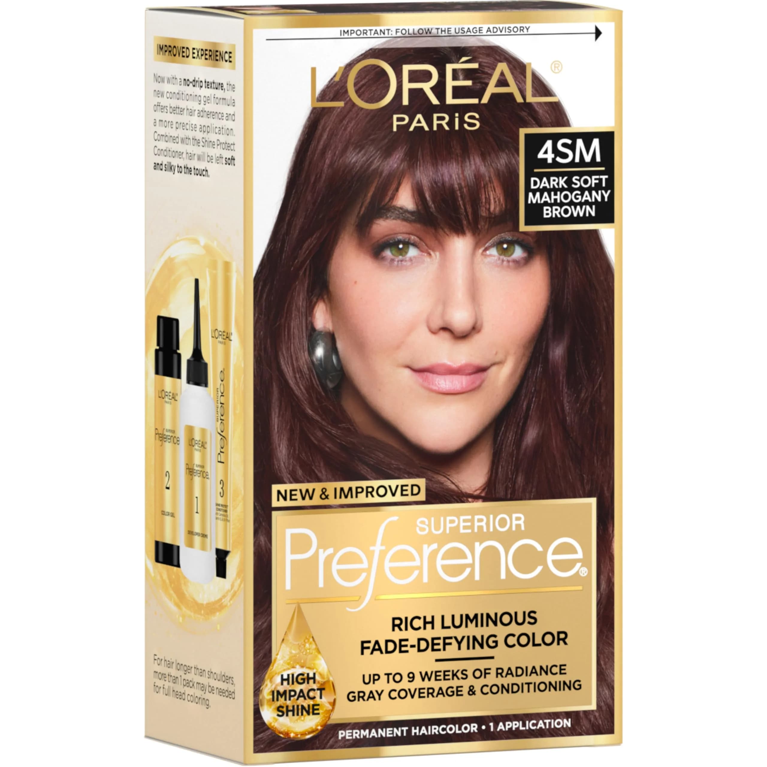 L'Oreal Paris Superior Preference Ultra Light Ash Brown Permanent Hair Color - 1 Count Pack - main product image