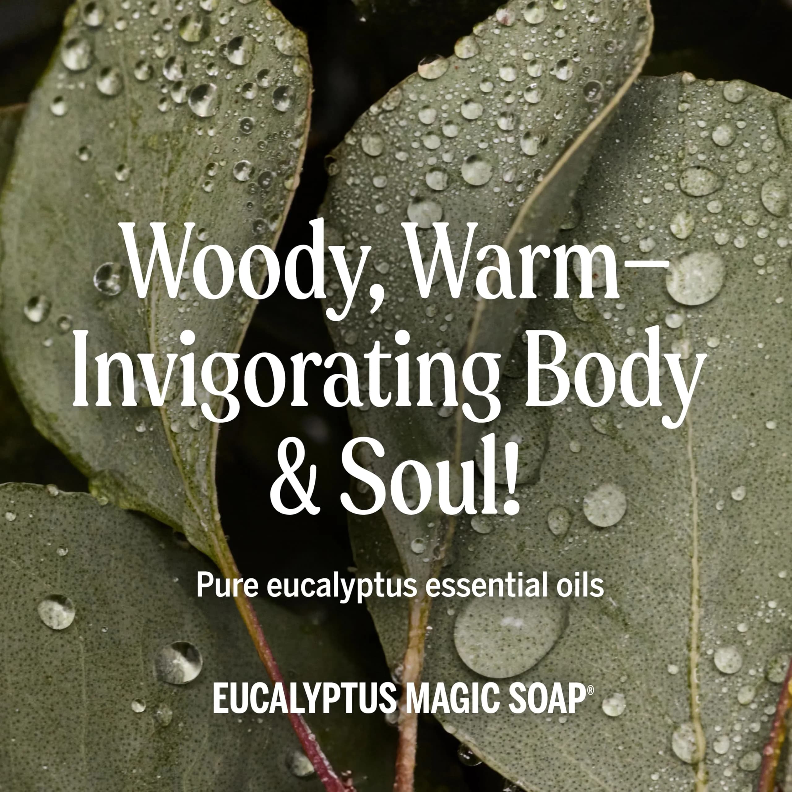 Dr. Bronner's Eucalyptus Pure-Castile Liquid Soap 946ml (32 Fl Oz) | 18-in-1 Uses for Body, Face, Hair & Home - view 5
