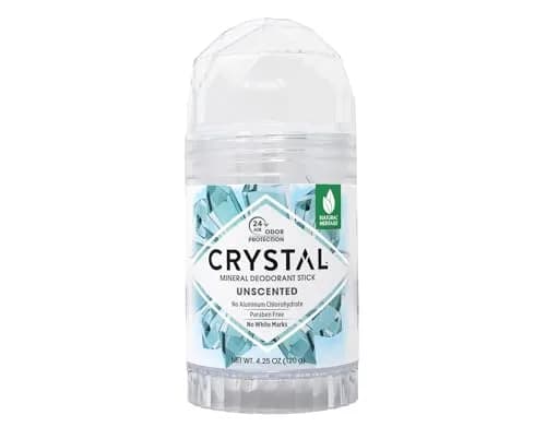 Crystal Essence Mineral Deodorant Stick Unscented 4.25 oz (Pack of 12) | 24-Hour Odor Protection thumbnail 1