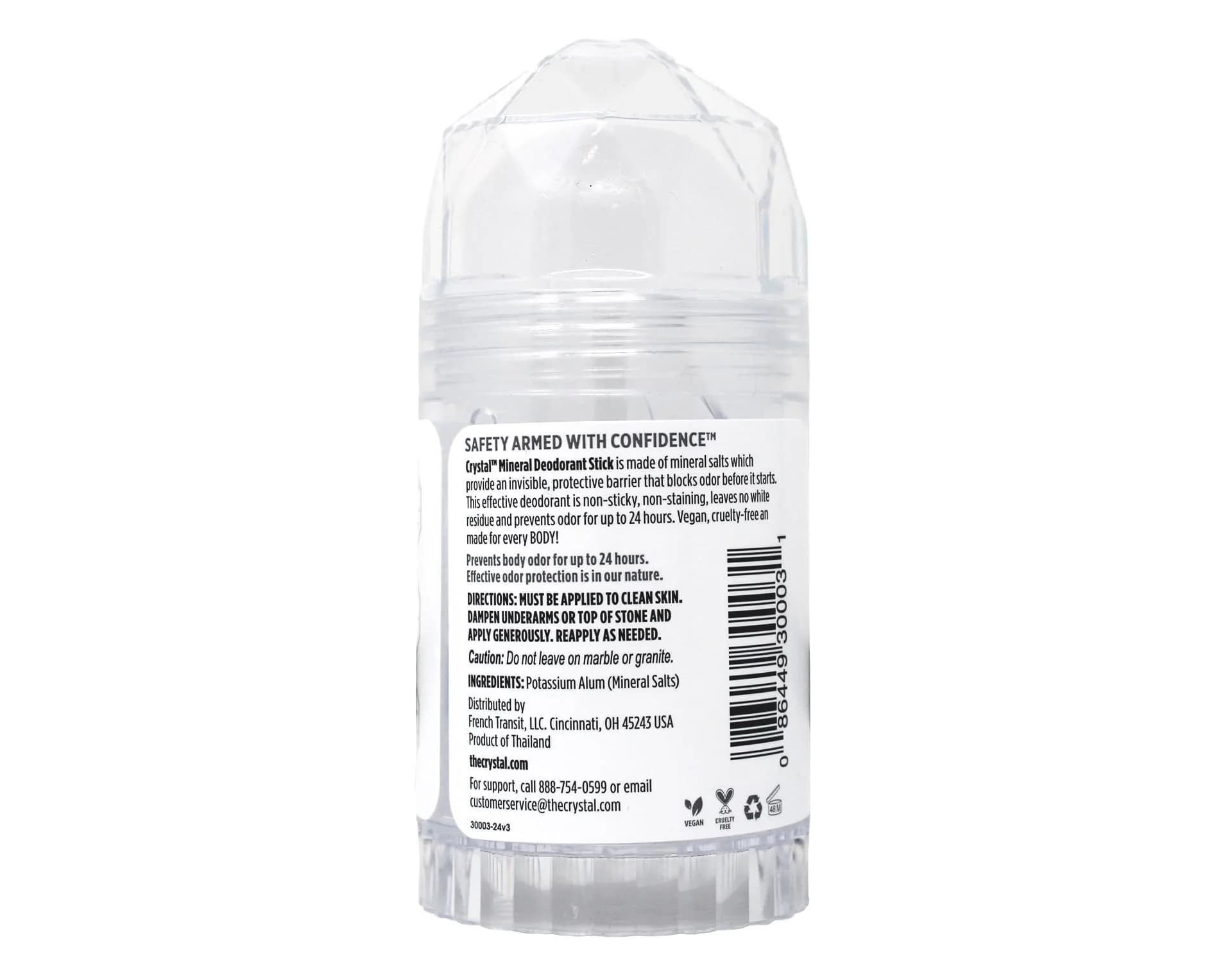 Crystal Essence Mineral Deodorant Stick Unscented 4.25 oz (Pack of 12) | 24-Hour Odor Protection - view 3