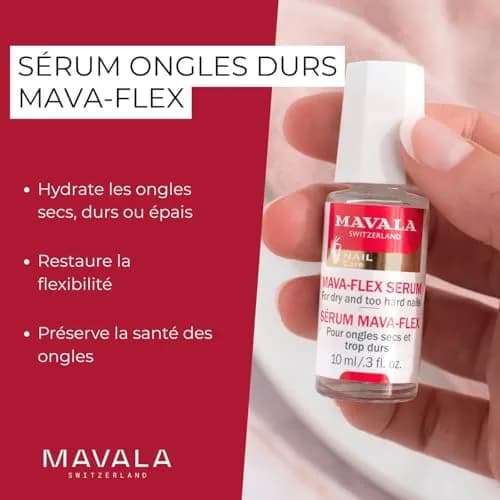 Mavala Mava Flex for Dry, Hard Nails 0.34oz | Restores Flexibility & Shine thumbnail 5