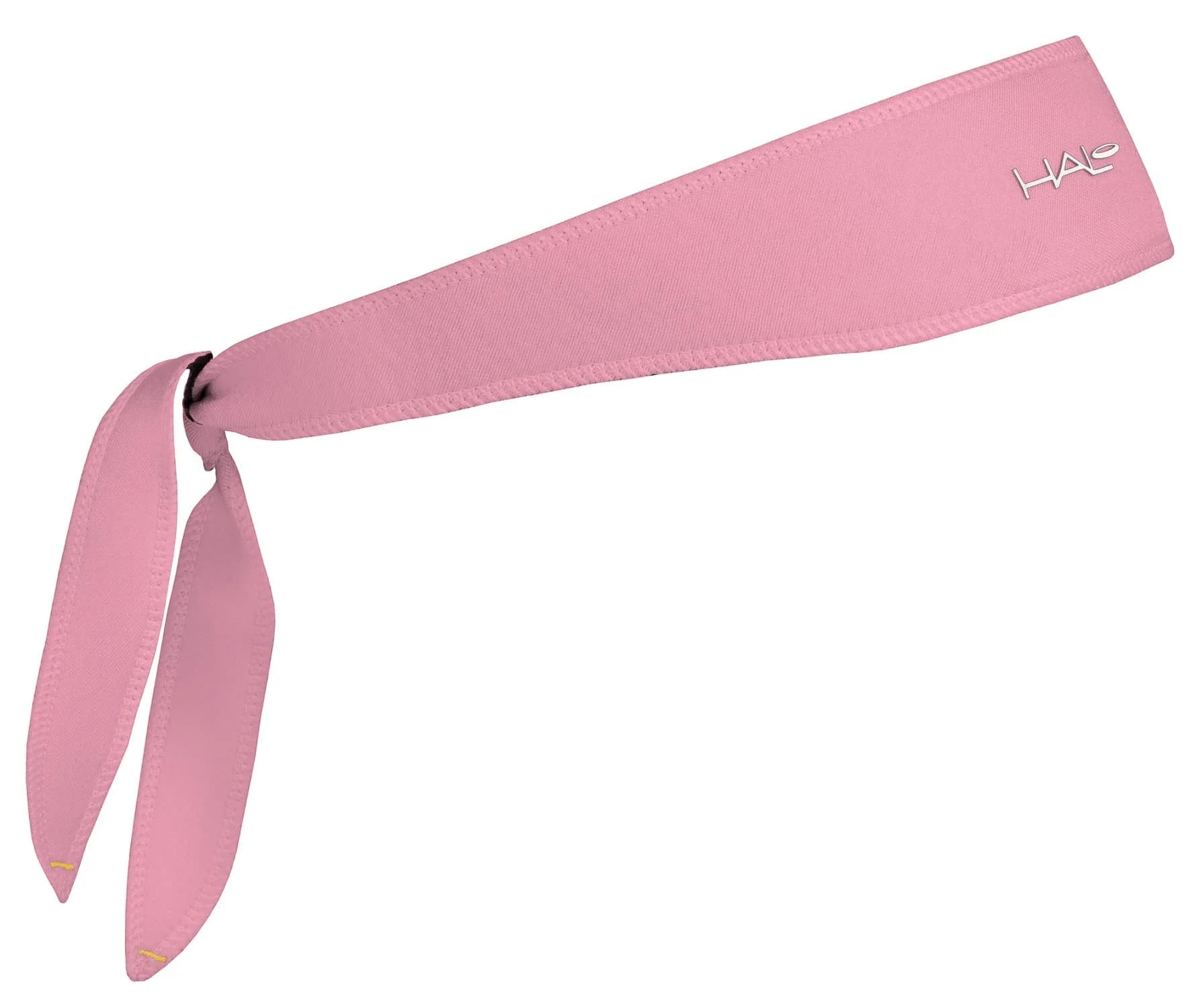 Halo Headband Halo I- Tie Sweatband for Men & Women | Moisture Wicking Dryline Fabric, Pink, One Size