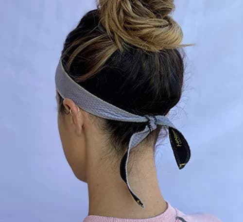 Halo Headband Halo I- Tie Sweatband for Men & Women | Moisture Wicking Dryline Fabric, Pink, One Size thumbnail 5