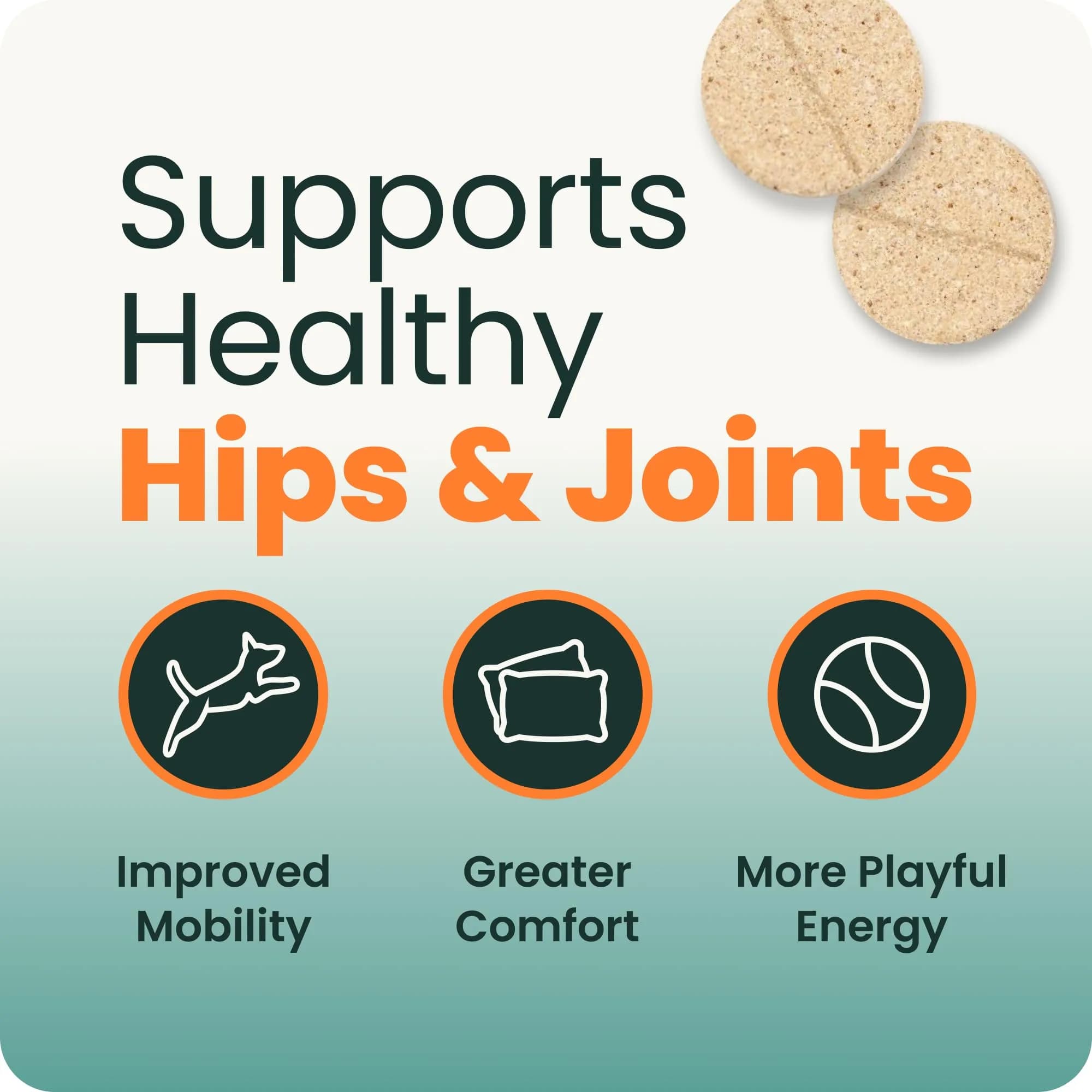 VetriScience Glycoflex 3 Hip and Joint Supplement for Dogs 120 Count | Clinically Proven Dog Joint Support - view 5