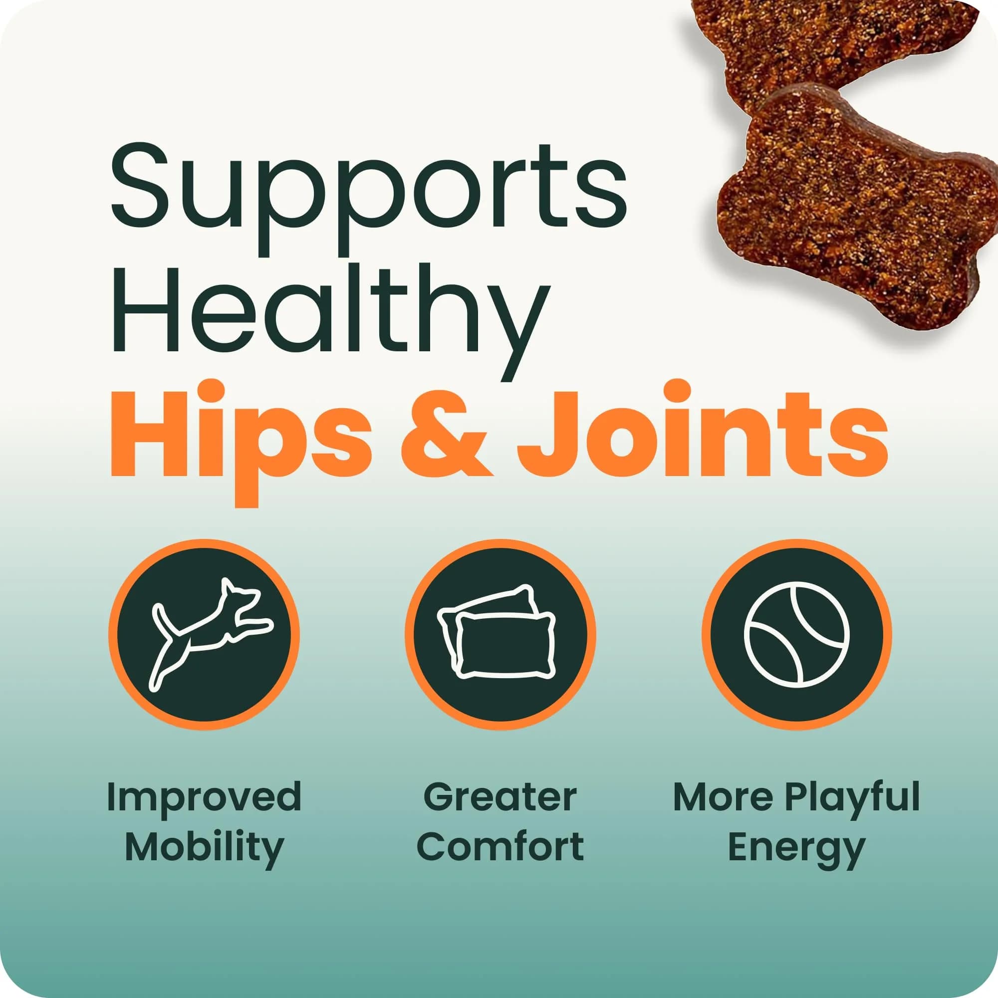 VetriScience Extra Strength Hip & Joint Dog Chews | 120 Chews (272g) - view 3