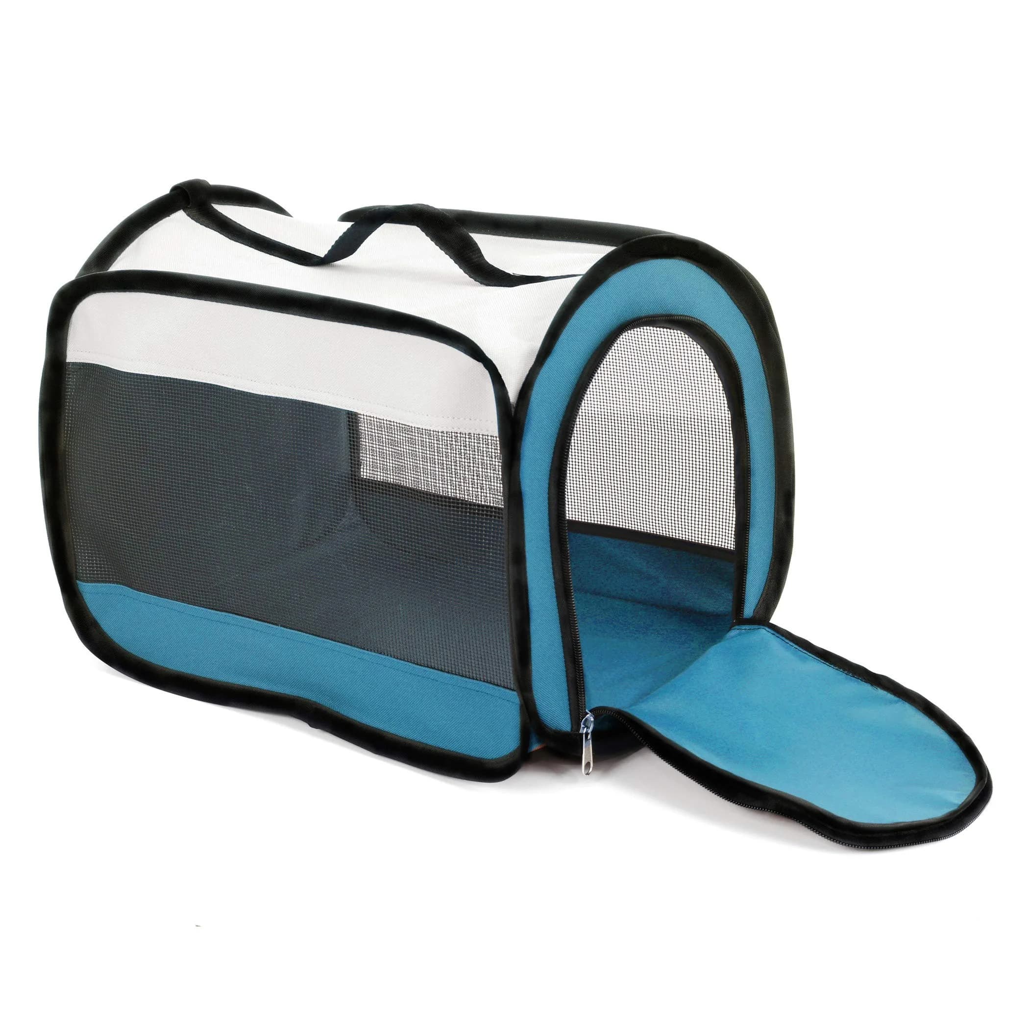 Ware Manufacturing Twist-N-Go Small Pet Carrier | 19.05cm (7.5" L) x 17.78cm (7" W) x 17.78cm (7" H) - main product image