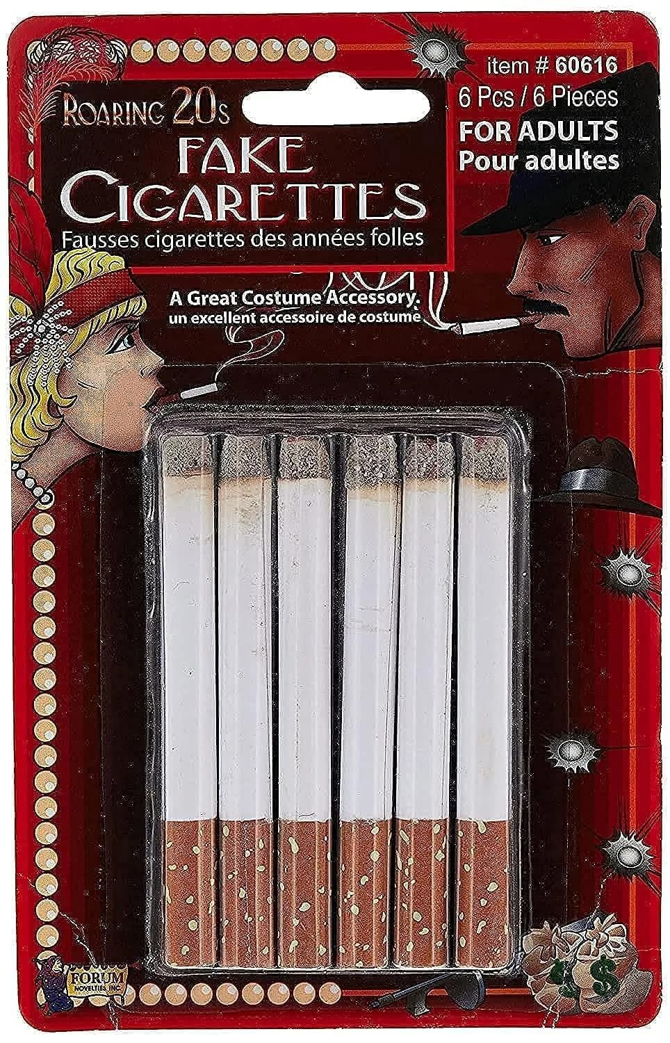 Forum Novelties Fake Cigarettes (Standard) | 12-Pack, Multicolor
