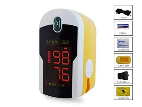 Concord Fingertip Pulse Oximeter with Reversible Display | Accurate Blood Oxygen & Pulse Monitoring thumbnail 2