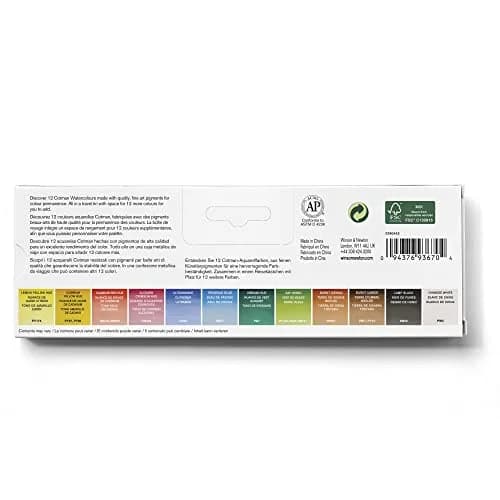 Winsor & Newton Cotman Watercolor Paint Set, 12 Half Pan Travel Tin | Artist Grade Watercolors for India thumbnail 5