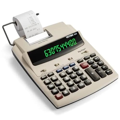 Victor Thermal Printing Calculator 1310 | 12-Digit Big Print & Thermal Ink-Free Printing thumbnail 1
