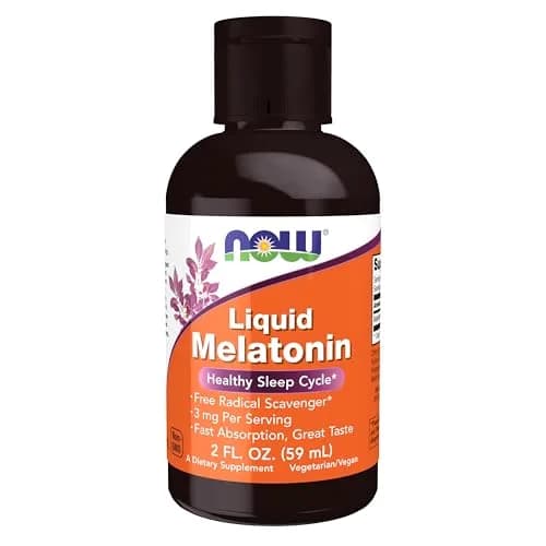 NOW Foods Liquid Melatonin 3 mg (59 ml / 2 Fl Oz) | Supports Healthy Sleep Cycles thumbnail 1