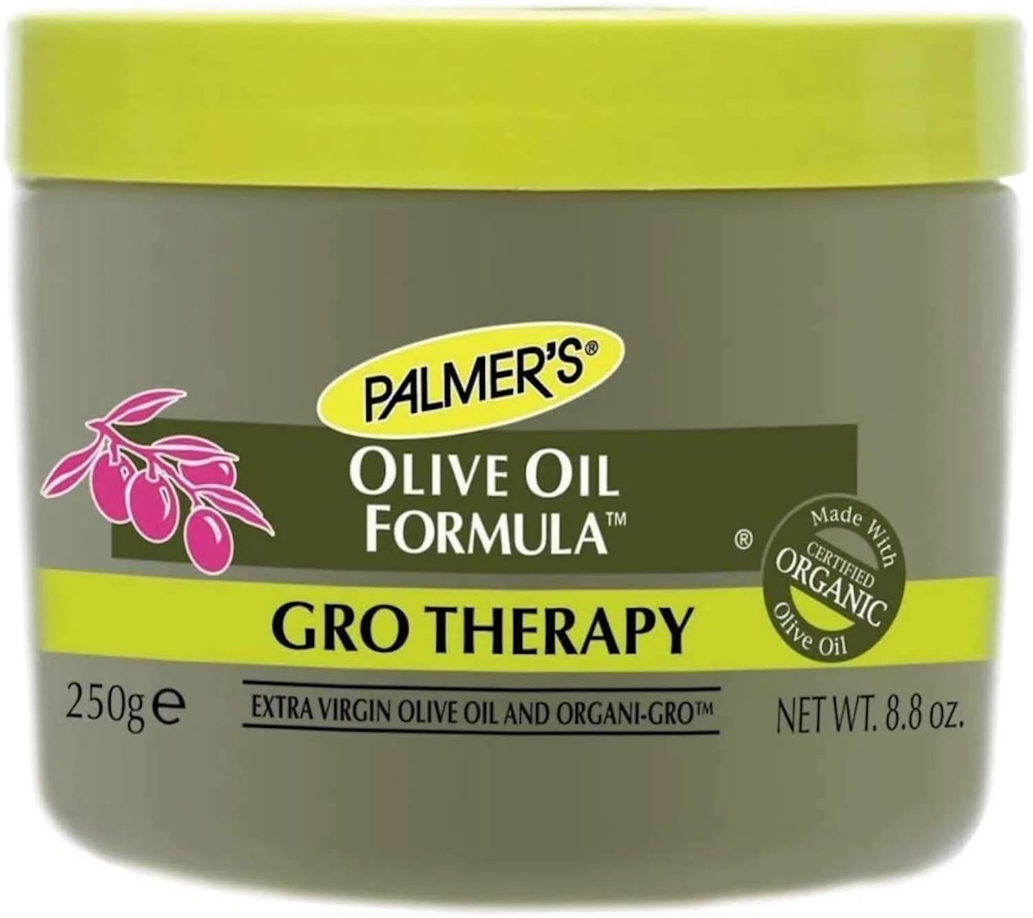 Palmer's Olive Oil Formula Gro Therapy Hair & Scalp Balm 520ml (17.6 Fl Oz) | For Dry, Frizzy, Damaged Hair — 8.8 Ounce