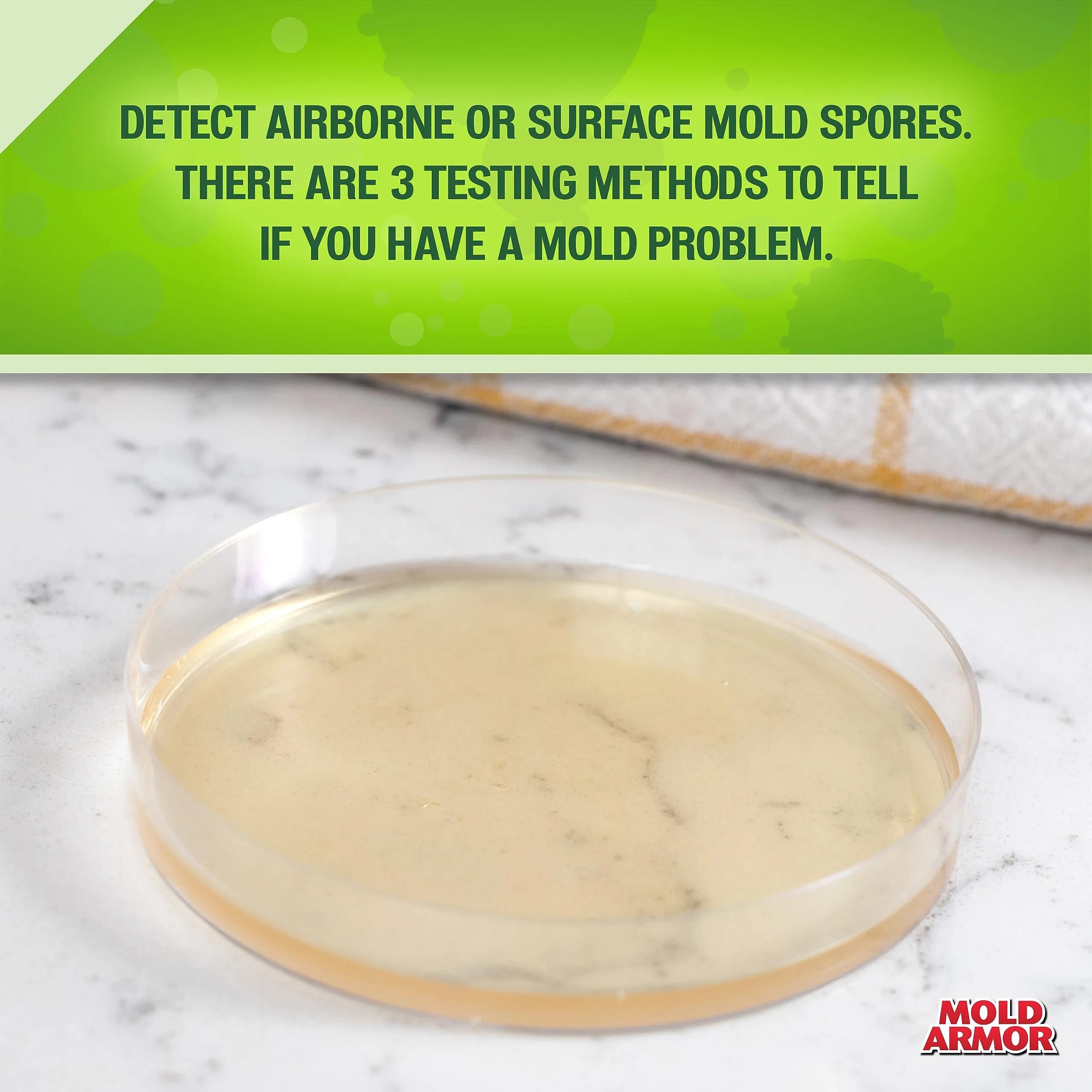 Mold Armor Do It Yourself Mold Test Kit | 48-Hour Results for Indoor/Outdoor Air Quality & Surface Spores - view 3