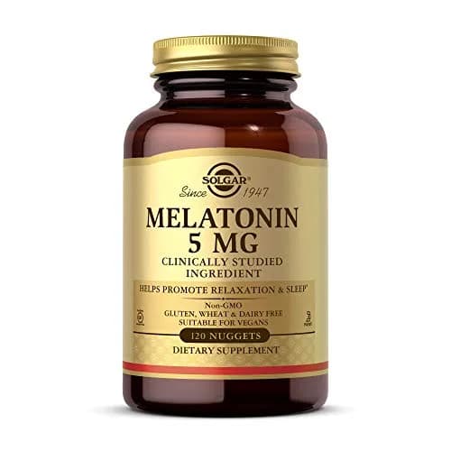Solgar Melatonin 5 mg Nuggets 120 Count | Promotes Relaxation & Rest thumbnail 1