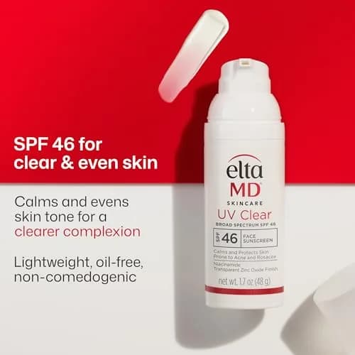 EltaMD UV Clear Untinted Face Sunscreen SPF 46 50ml (1.7 Fl Oz) | Calms and Protects Acne-Prone Skin thumbnail 2