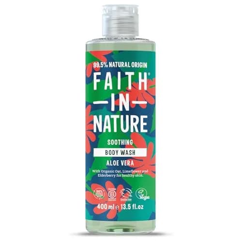 Faith In Nature Aloe Vera Rejuvenating Body Wash 400ml | Soothing, Hydrating & Aromatherapy thumbnail 1