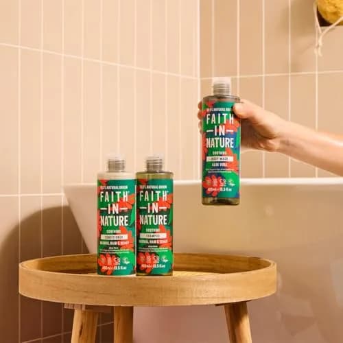 Faith In Nature Aloe Vera Rejuvenating Body Wash 400ml | Soothing, Hydrating & Aromatherapy thumbnail 5