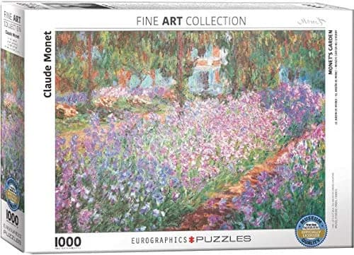 Eurographics Monet's Garden by Claude Monet 1000-Piece Puzzle | Fine Art Jigsaw Puzzle thumbnail 1