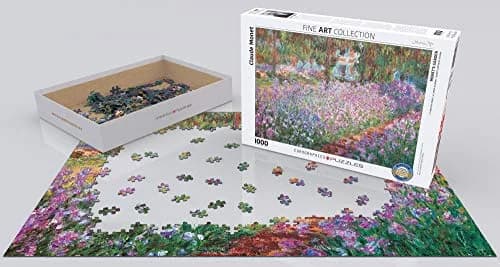 Eurographics Monet's Garden by Claude Monet 1000-Piece Puzzle | Fine Art Jigsaw Puzzle thumbnail 3