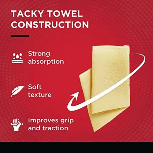 GAMMA Tacky Towel 8"x5" | Non-Toxic Grip Traction Enhancer for Tennis & Golf thumbnail 3