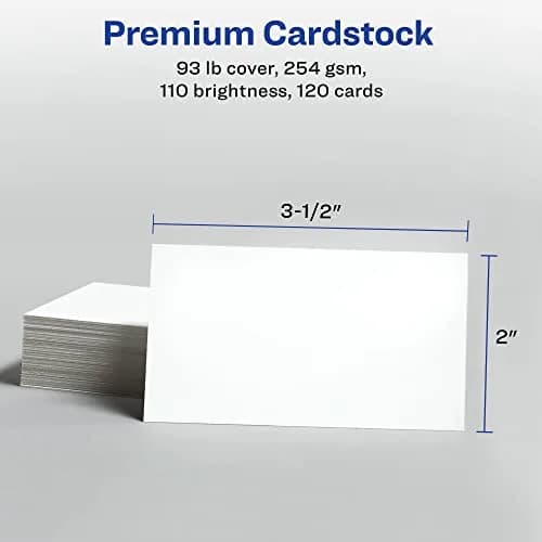 Avery Clean Edge Printable Business Cards 2" x 3.5" (90 Cards) | Inkjet Printer Optimized thumbnail 7