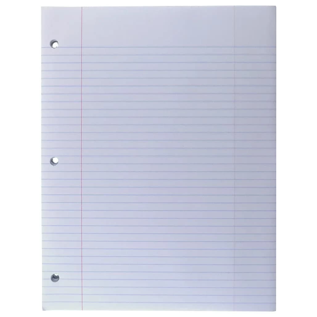 Top Flight Filler Paper College Rule 150 Sheets | 21.6 x 27.9 cm (8.5 x 11 Inches) - view 2