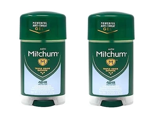 Mitchum Men's Gel Deodorant Unscented 4.5 oz (2-Pack) | 48-Hour Wetness Protection thumbnail 1