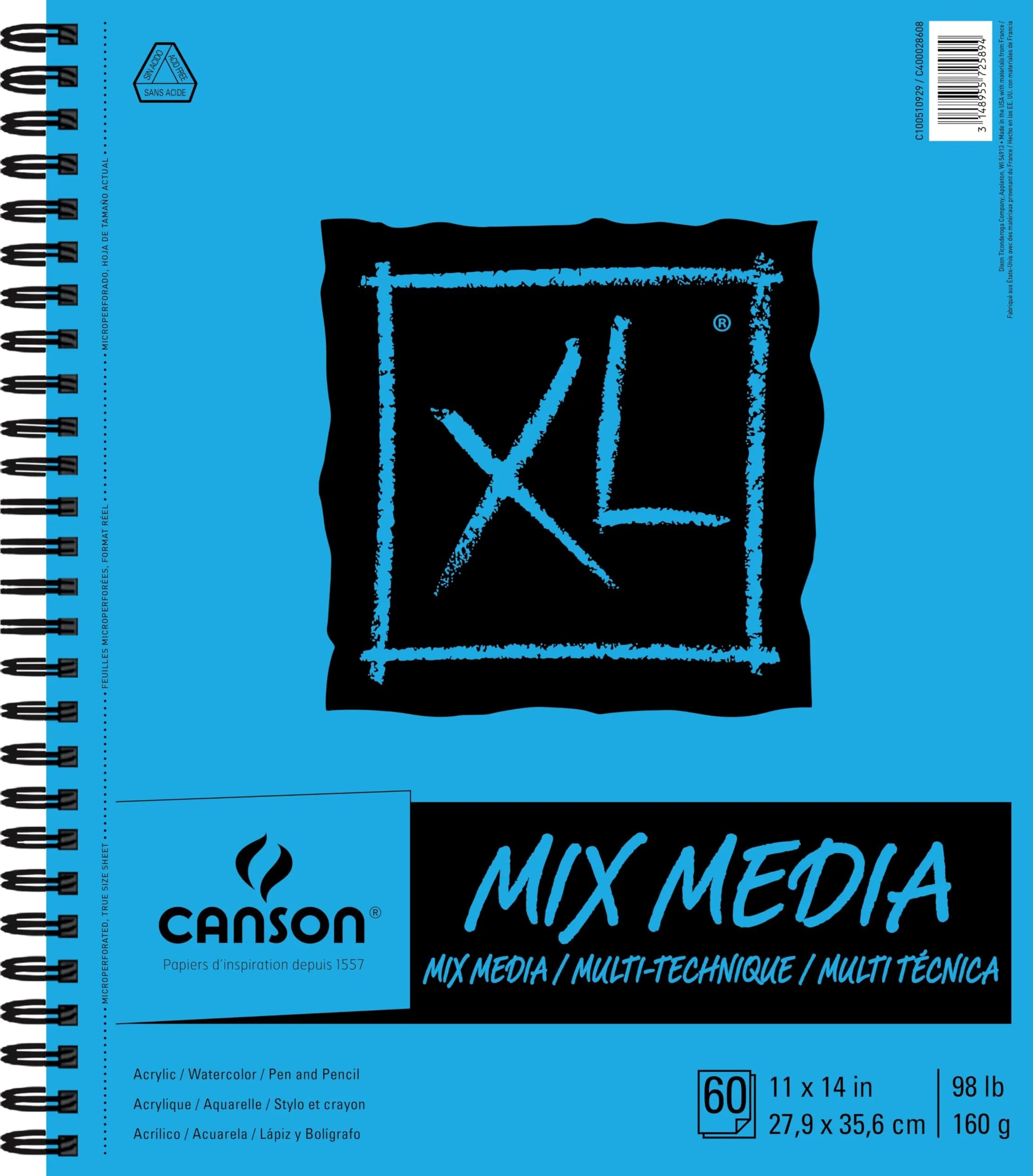 Canson XL Mix Media Pad 11X14 - main product image