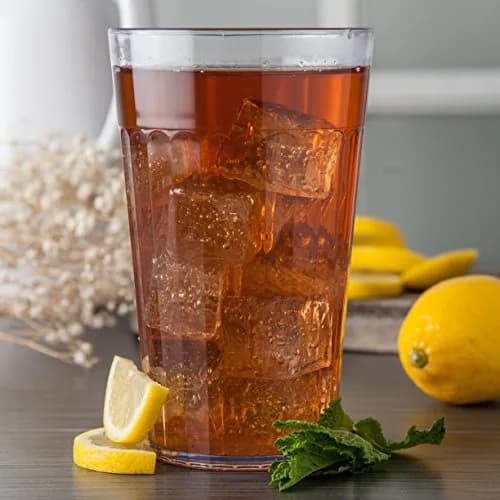 Carlisle FoodService Products 20 Oz Plastic Tumbler | Break-Resistant, Dishwasher Safe, Clear thumbnail 6