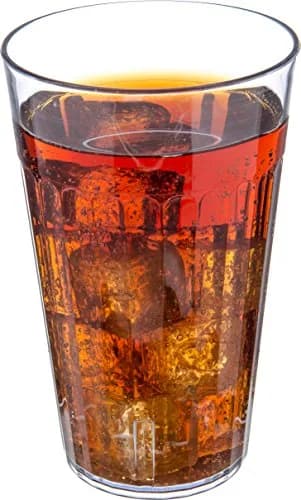 Carlisle FoodService Products 20 Oz Plastic Tumbler | Break-Resistant, Dishwasher Safe, Clear thumbnail 2