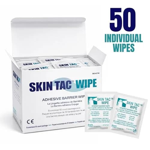Torbot Skin-Tac™ Adhesive Barrier Wipes 50 count | Latex-Free, Hypoallergenic, Skin-Friendly (70-120 chars) thumbnail 3