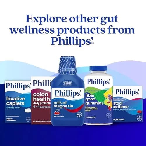 Phillips' Colon Health Daily Probiotic Capsules 90 Count | 4-in-1 Symptom Defense for Digestive & Immune Health thumbnail 7