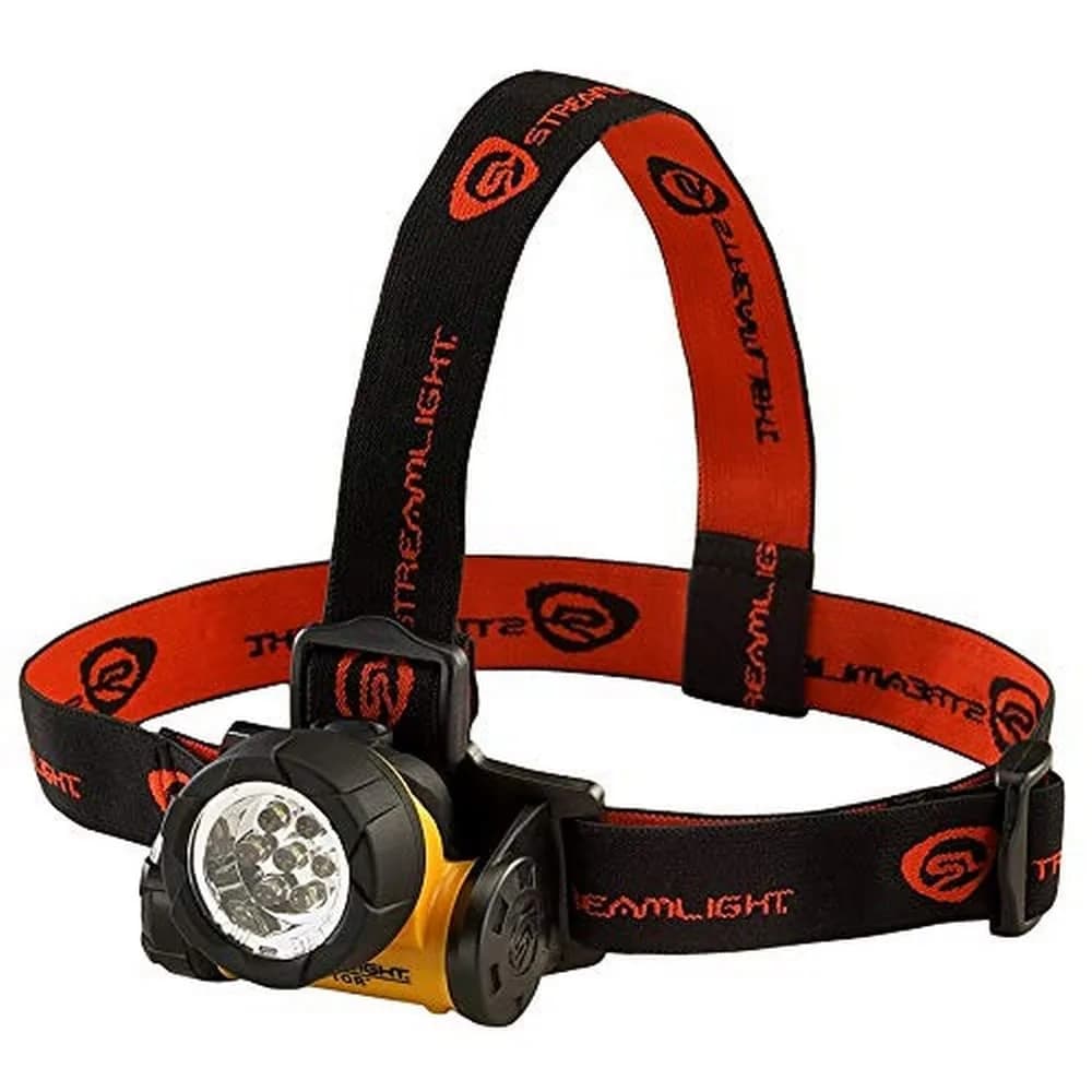 Streamlight Septor LED Headlamp 85 Lumens | Red/Black, 3 AAA Batteries | 21.5 cm (8.5 in) Length - main product image