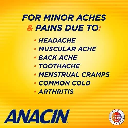 ANACIN Aspirin & Caffeine Tablets 300 Count | Fast Headache & Pain Relief thumbnail 5