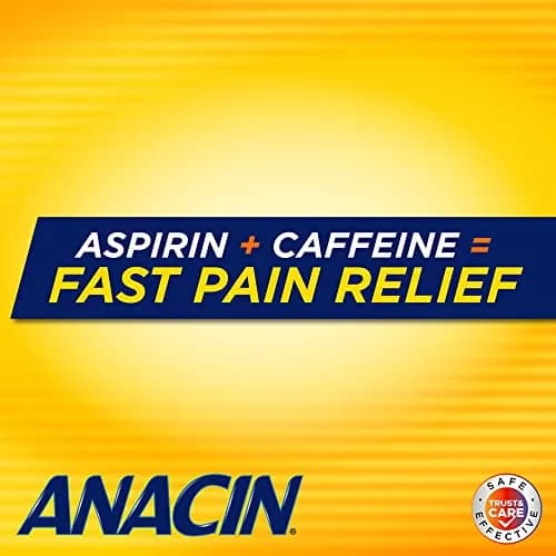 ANACIN Aspirin & Caffeine Tablets 300 Count | Fast Headache & Pain Relief thumbnail 4