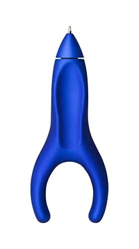PenAgain ErgoSof Pen Blue, Medium Point, Black Ink | Ergonomic Grip for Arthritis & Carpal Tunnel thumbnail 4
