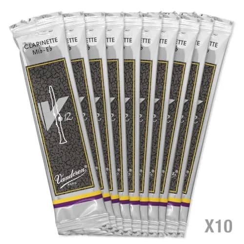 Vandoren CR6125 Eb Clarinet V.12 Reeds Strength 2.5; Box of 10 | Deep Rich Sound for Eb Clarinet thumbnail 3
