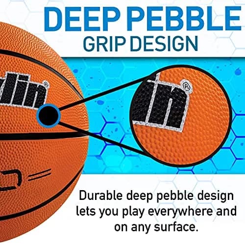 Franklin Sports Grip-Rite 100 Basketball Size 6 (28.5") | Official Women's & Youth Indoor/Outdoor Rubber Ball thumbnail 4