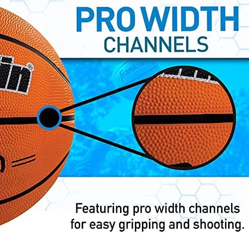 Franklin Sports Grip-Rite 100 Basketball Size 6 (28.5") | Official Women's & Youth Indoor/Outdoor Rubber Ball thumbnail 5