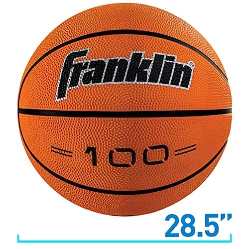Franklin Sports Grip-Rite 100 Basketball Size 6 (28.5") | Official Women's & Youth Indoor/Outdoor Rubber Ball thumbnail 6