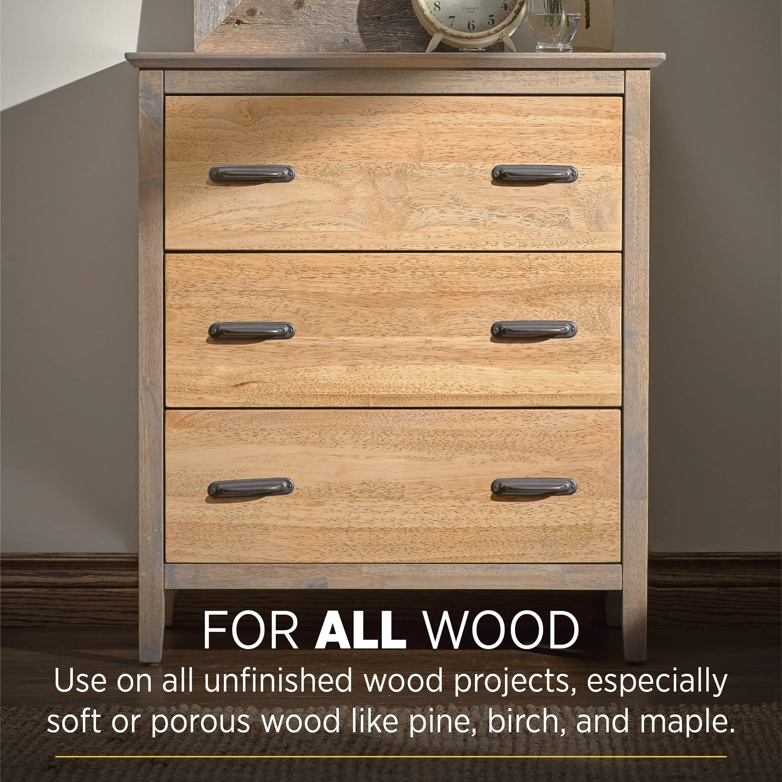 Minwax Clear Pre-Stain Wood Conditioner 946ml (1 Quart) | Even Stain Penetration for All Woods - view 5