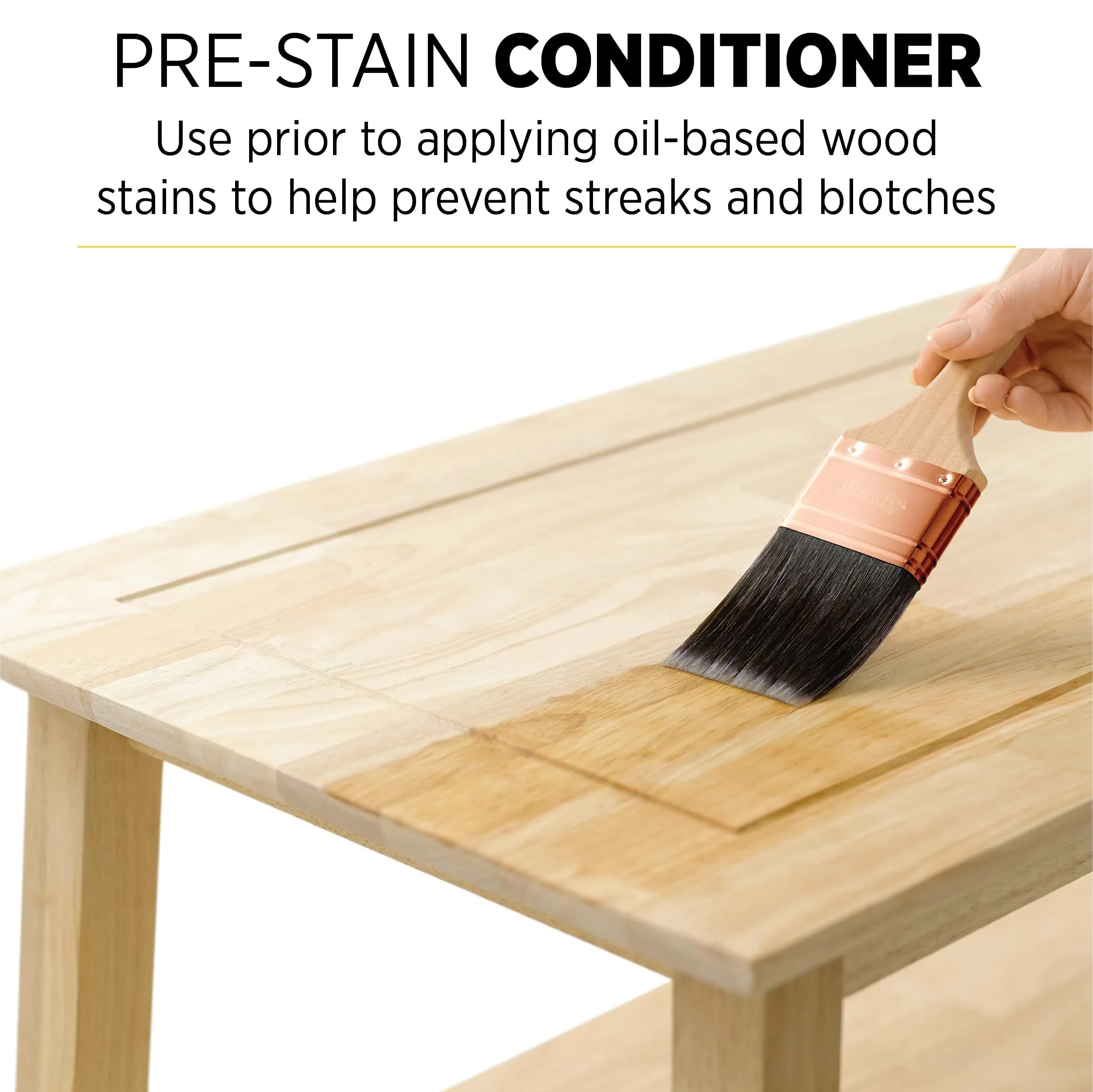 Minwax Clear Pre-Stain Wood Conditioner 946ml (1 Quart) | Even Stain Penetration for All Woods - view 2