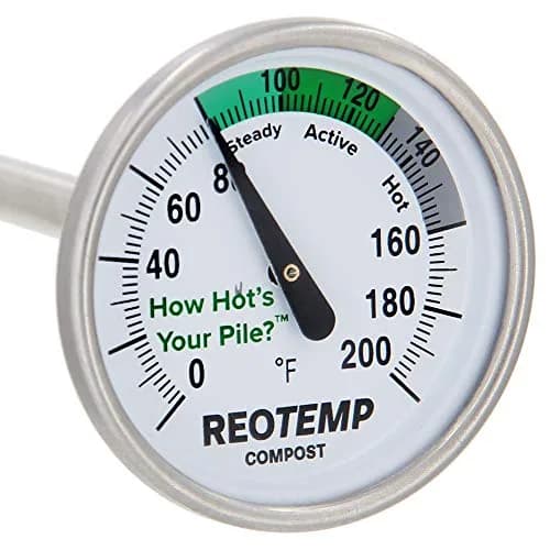 REOTEMP 20 Inch Compost Thermometer with Digital Guide | Accurate & Durable Since 1965 thumbnail 1